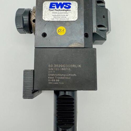Angetriebenes Werkzeug 90° VDI 30 EWS 60.3020G300RLIK