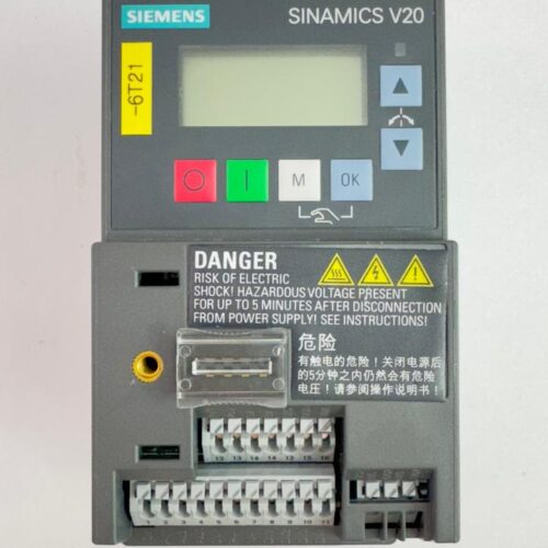 Siemens SINAMICS V20 – Frequenzumrichter 0,25 kW, 1~ 200–240 V 6SL3210-5BB12-5BV1