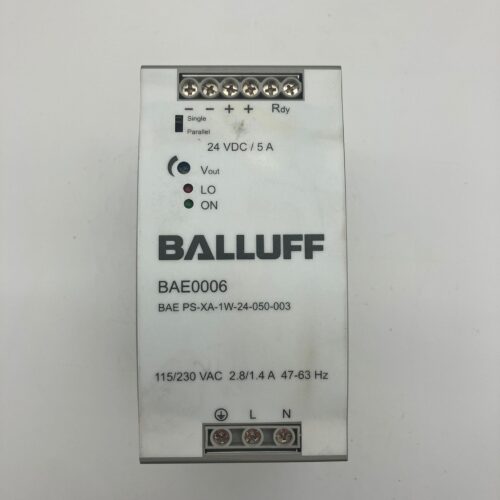 Balluff Netzteil 24VDC 5A BAE0006 BAE PS-XA-1W-24-050-003